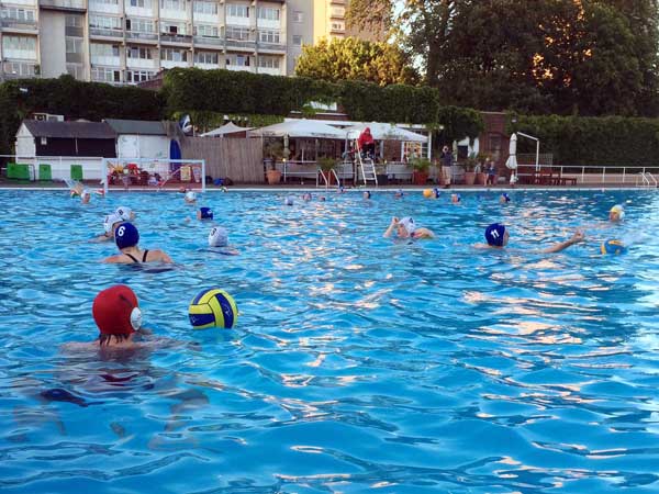 Water Polo at Brockwell Lido, South London