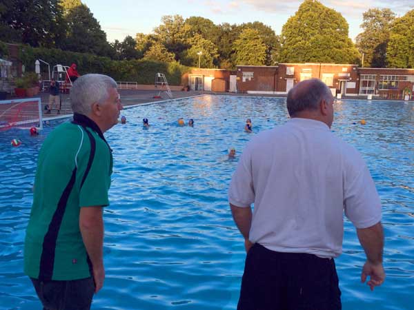 Water Polo at Brockwell Lido, South London