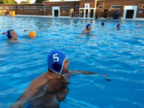 Water Polo at Brockwell Lido, South London