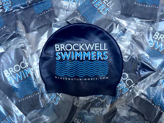 Christmas Brockwell Lido Swimming Cap