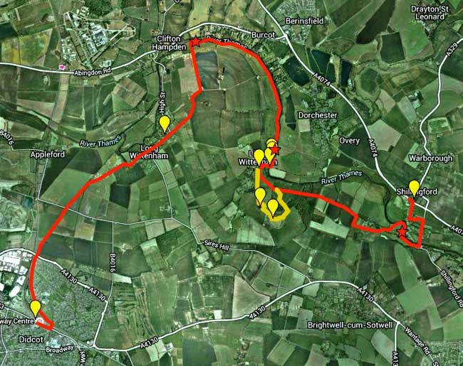 Brockwell Lido Swimmers Google route map