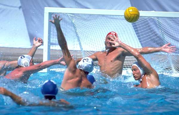 Water Polo at Brockwell Lido.