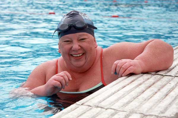 Sally Goble at Parliament Hill Lido
