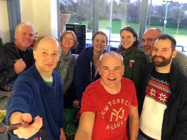 Brockwell Lido Swimmers selfie