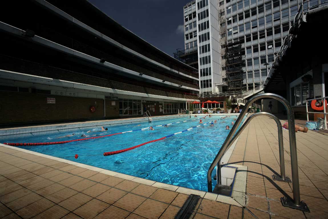 Just in time to catch our last swim at the Oasis Covent Garden