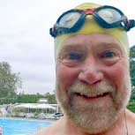 Clive Brockwell Lido Swimmer