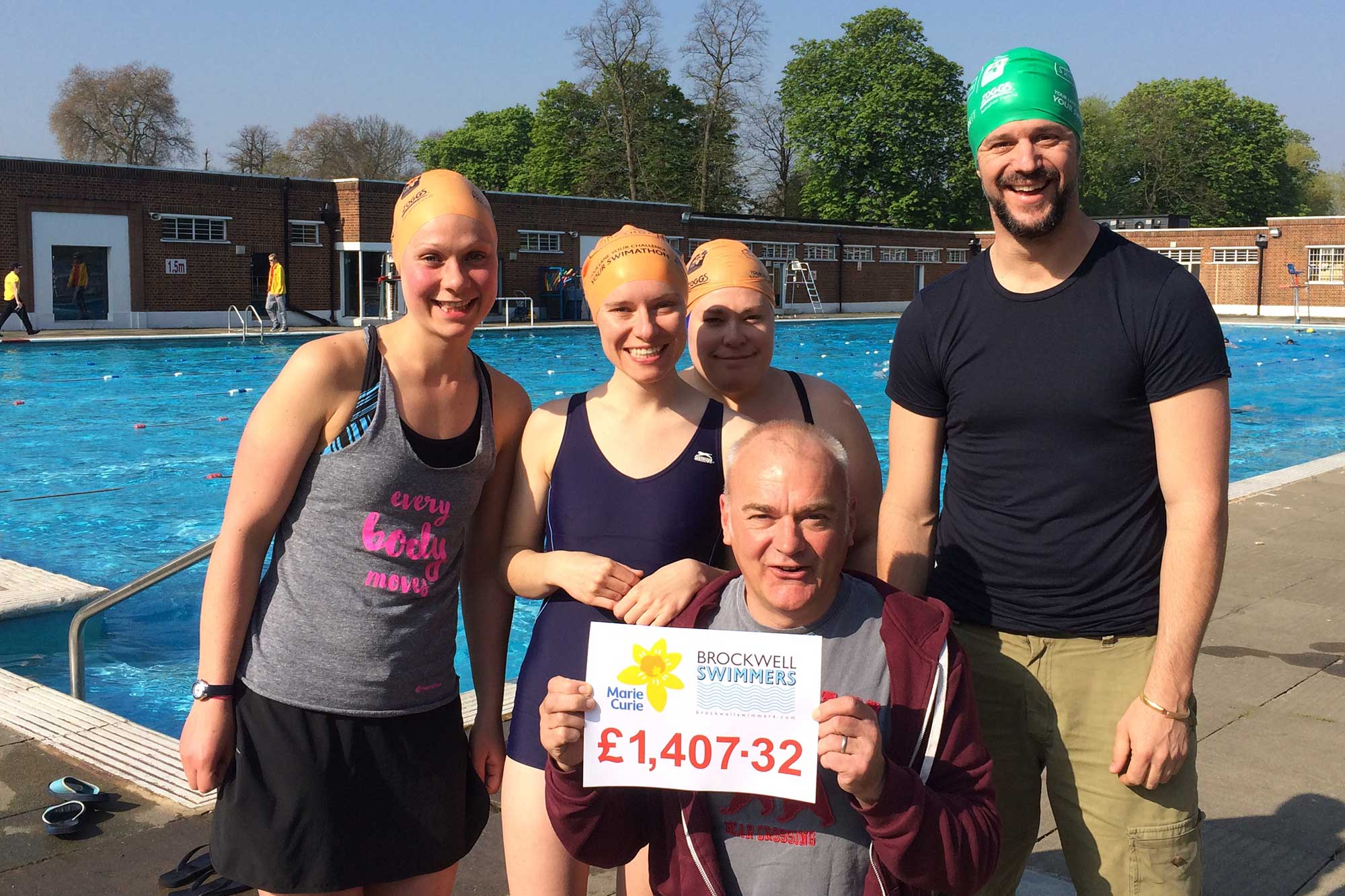 Swimathon 2018 at Brockwell Lido.